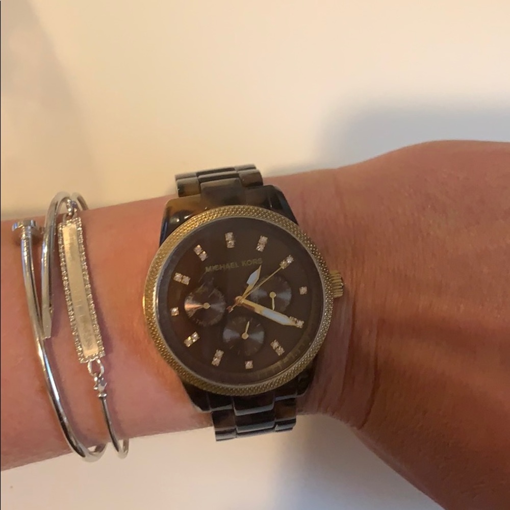 Michael Kors Tortoise Shell Watch
